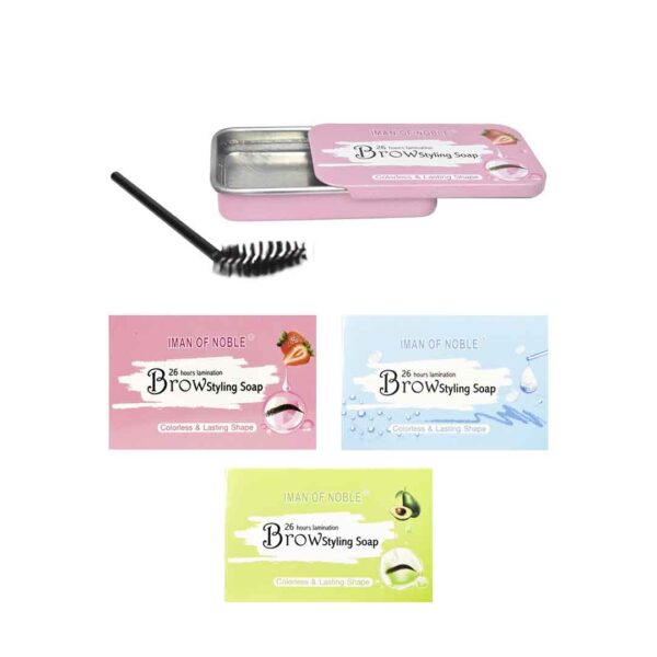 Jabon para cejas iman of noble colores pastel