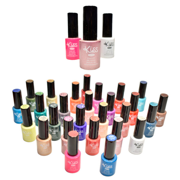 Esmaltes para uñas gelish marca kiss surtidos LOTE 1 - Imagen 2