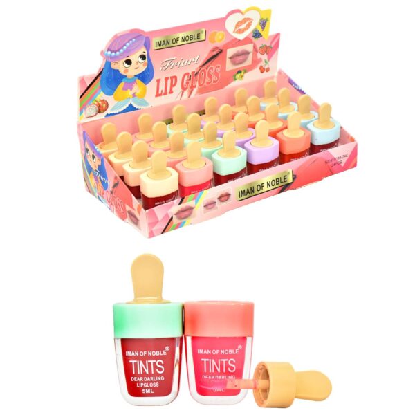 Labial líquido iman of noble diseño paleta de helado