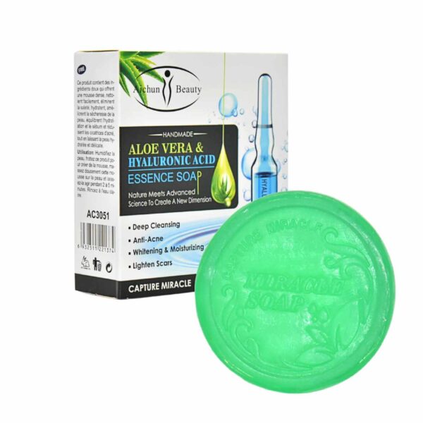 Jabón de esencia de ácido hialurónico y aloe vera Aichun Beauty