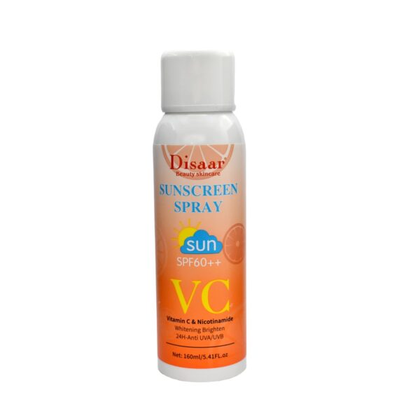 Bloqueador solar en spray con vitamina C y nicotinamida