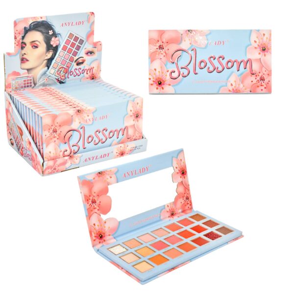 Sombra de ojos AnyLady-Blossom celeste 21 colores