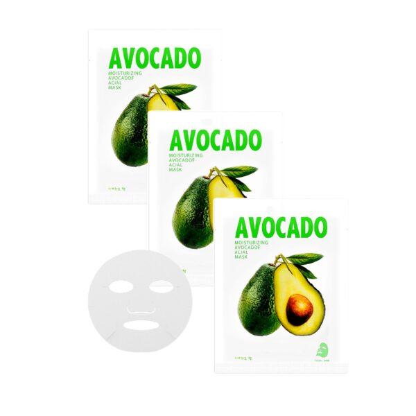 Mascarilla facial de aguacate empaque blanco Chovemoar 26ml