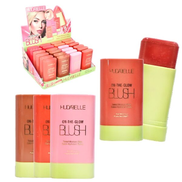 Rubor Retractil En Barra On The Glow Blush Hudabelle