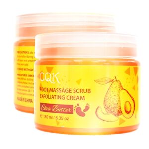Mascarilla Exfoliante Para Pies De Aguacate De Cqk 180Ml