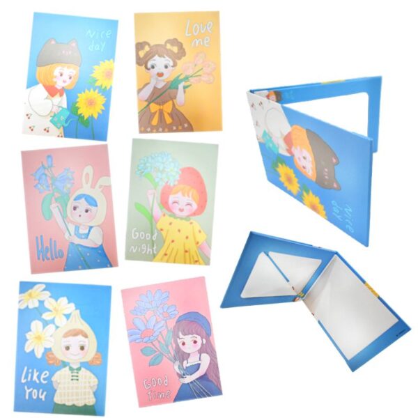 Mini Espejos con Colores y Diseños Surtidos