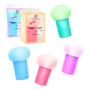 Esponja para maquillaje MU-MIX ROSE forma de honguito