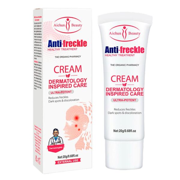 Crema anti-pecas, manchas, decoloracion