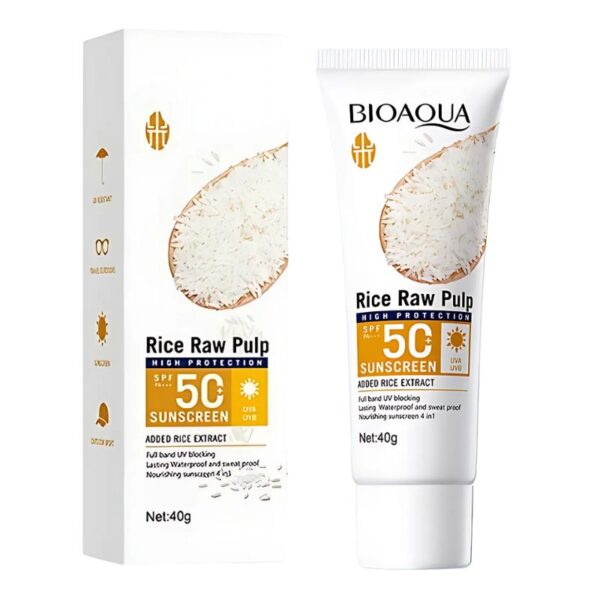 Protector Solar con Extracto de Arroz 50SPF de Bioaqua