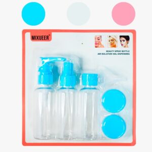 Kit de Recipientes Plascticos Portatil Para Skin Care