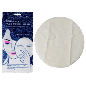Mascarilla facial reutilizable comprensa de calor y frio FACE CECRET