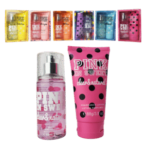 Kit de splash y crema Pink In Sweet nuevo diseño
