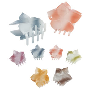 Ganchos para el cabello en fomras de flores surtidos