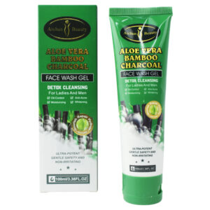 Gel limpiador facial con aloe vera y carbón de bambú 100 ml Aichun Beauty