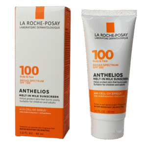 Protector solar de amplio espectro especial para niños y adultos de pieles muy sensibles ANTHELIOS La Roche Posay 100SPF Lote 1