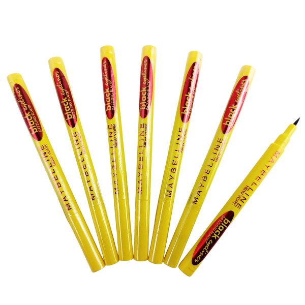 Delineador de ojos Extra Heavy Volumen Express Resistente al Agua 24 horas color negro intenso de MAYBELLINE NEW YORK