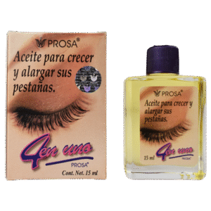 Aceite para crecimiento y alargamiento de pestañas prosa Lote 1