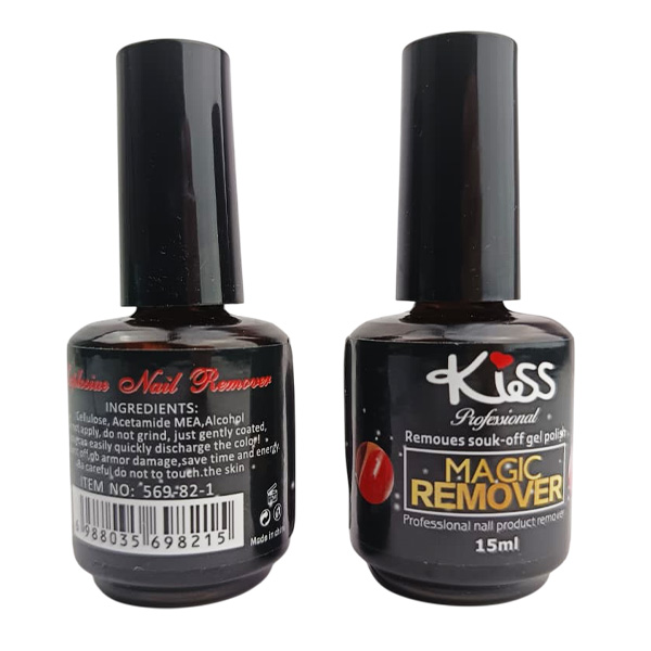 Removedor de esmalte Magic Remover de Kiss